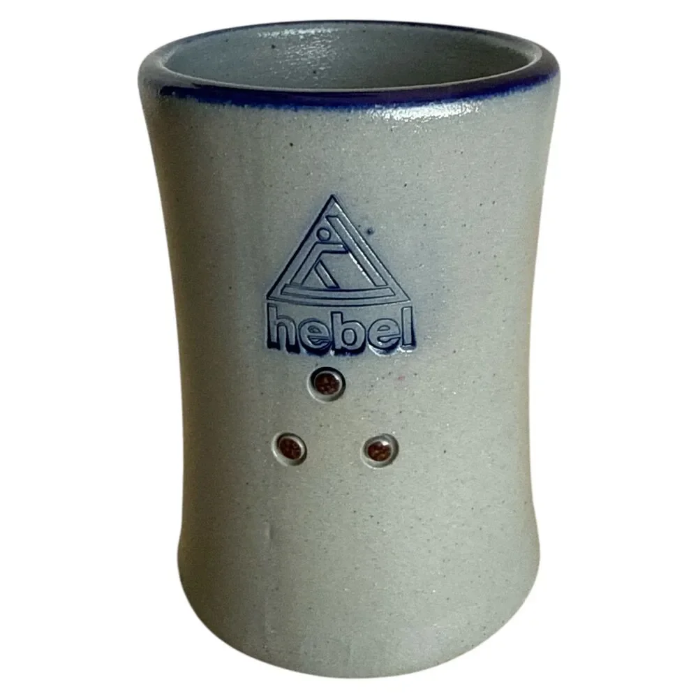 Lot of 4 Mini German Beer Stein Shot Glasses Löwenbräu & Grape Relief Design